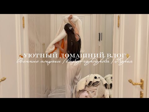 Видео: 🍁Уютный домашний влог / Осенние покупки / Разбор гардероба / Уборка🧥