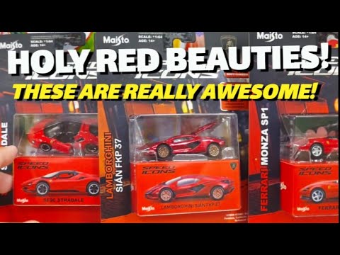 Видео: Не пропустите эти великолепные значки скорости Maisto! Они просто ВОСХИТИТЕЛЬНЫ! Этот красный Lam...