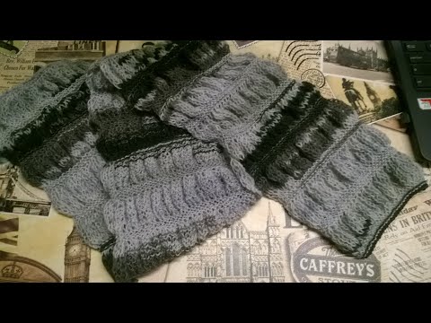 Видео: Шарф гармошка спицами