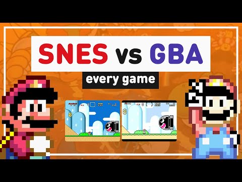Видео: Каждое преобразование Super Nintendo на Game Boy Advance по сравнению
