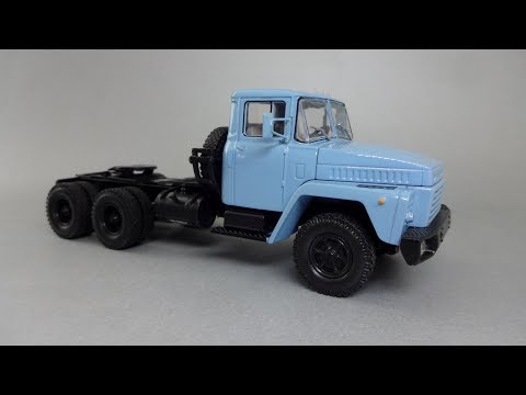 Видео: Седельный тягач КрАЗ-252 | Наш Автопром by Hongwell | Обзор масштабной модели 1:43