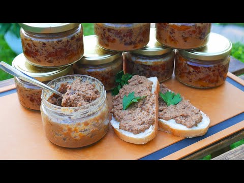 Видео: Лучше КОЛБАСЫ! Рубленый Мясной ПАШТЕТ. Идеальная заготовка для завтрака.