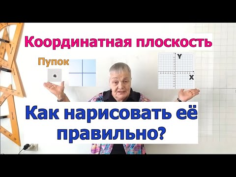 Видео: Математика 6 класс. Координатная плоскость. Компоненты координатной плоскости.