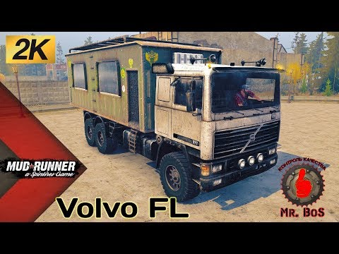 Видео: Volvo FL Честный Обзор мода Spintires MudRunner