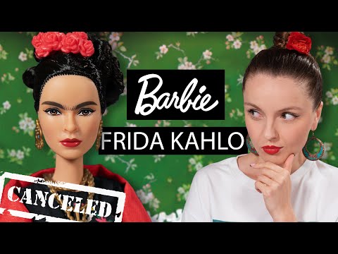Видео: ЗАПРЕЩЕННАЯ Barbie с МОНОБРОВЬЮ😱Frida Kahlo: обзор, история и распаковка куклы