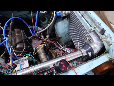 Видео: Инжекторный ТУРБО двигатель на Заз 968. Часть 10 (Первые звуки blow-off)