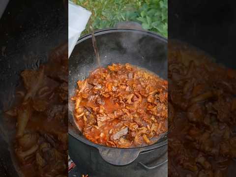 Видео: Гречка по-Купечески с мясом и грибами в казане🔥