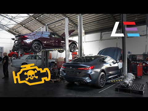 Видео: #29 | Взорвали двигатель BMW M8 | Дизельный чип и 8 турбин | Чистка керамических тормозов после зимы