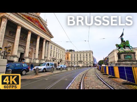 Видео: Автотур 4K: Брюссель Бельгия 🇧🇪 | Городское Путешествие