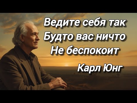 Видео: Научитесь вести себя так , будто вас ничто не беспокоит | Карл Юнг