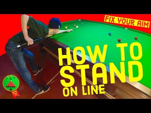 Видео: Фиксированная стойка для прицеливания в снукере. Улучшение выравнивания.