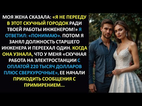 Видео: Моя жена: «Ни за что не перееду ради твоей скучной работы!» — Я все равно пошел — ее мнение