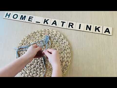 Видео: Творческий набор макраме " 2 заколки с плетением"