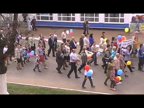 Видео: Парад 1 мая г.Рузаевка ,2015