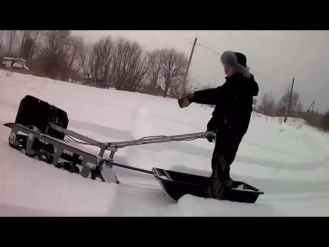 Видео: Что я СДЕЛАЛ что бы  БУКСИРОВЩИК не ТОНУЛ в СНЕГУ