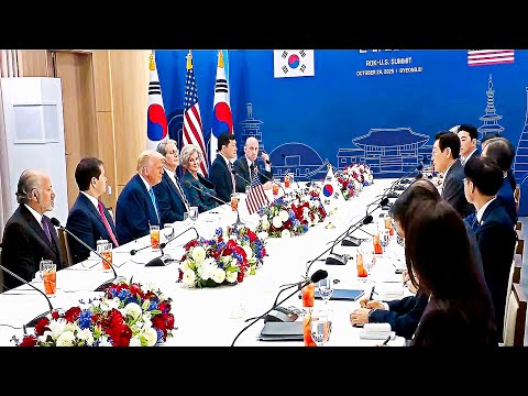 Видео: Президент Трамп сегодня встречается с президентом Кореи на переговорах по ВЫСОКИМ СТАВКАМ