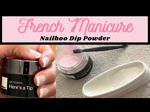 Видео: Пудра для французского маникюра | Nailboo Dip Powder
