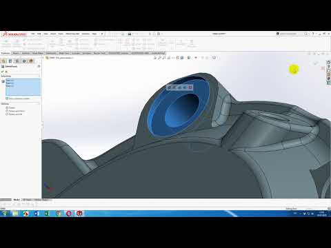 Видео: Редактирование импортированной модели SolidWorks/Hole delete in SolidWorks