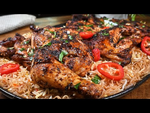 Видео: Потрясающая курица-гриль с рисом, как в йеменских ресторанах!  🔥