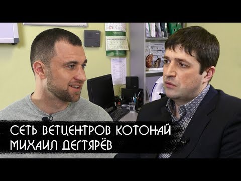 Видео: Интервью с Михаилом Владимировичем Дегтярёвым - главным врачом ветеринарных центров "Котонай"