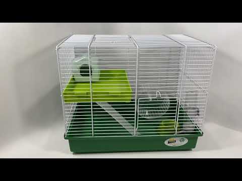 Видео: Двухэтажная клетка Ferplast HAMSTER DUO для хомяков