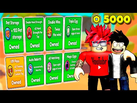 Видео: ЖЕСТКАЯ ПРОКАЧКА ПОДПИСЧИКА В ARM WRESTLE SIMULATOR