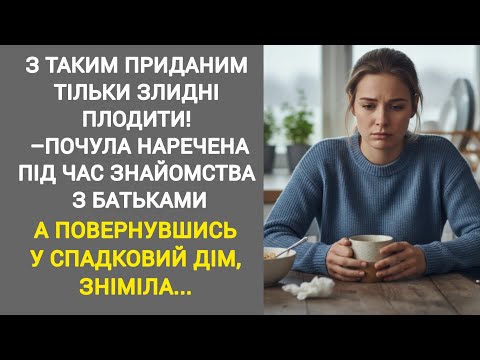 Видео: 🔴|| З ТАКИМ ПРИДАНИМ ТІЛЬКИ ЗЛИДНІ ПЛОДИТИ! –ПОЧУЛА НАРЕЧЕНА ПІД ЧАС ЗНАЙОМСТВА З БАТЬКАМИ...
