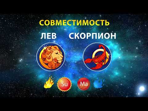 Видео: ЛЕВ и СКОРПИОН 🔥💧 СОВМЕСТИМОСТЬ ЗНАКОВ ЗОДИАКА Мужчины и Женщины