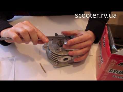 Видео: Поршневая группа "TMMP" 139QMB 100сс Обзор