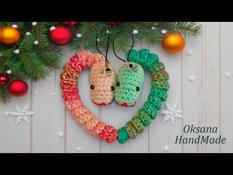 Видео: ЗМЕЯ ЗАВИТУШКА. Брелок крючком. Мастер класс. Символ 2025