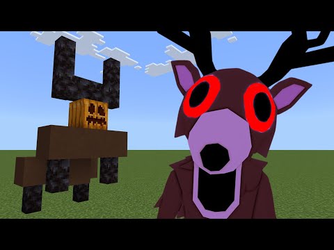 Видео: 99 Nights in the Forest: Hungry Deer Addon в Minecraft PE Bedrock