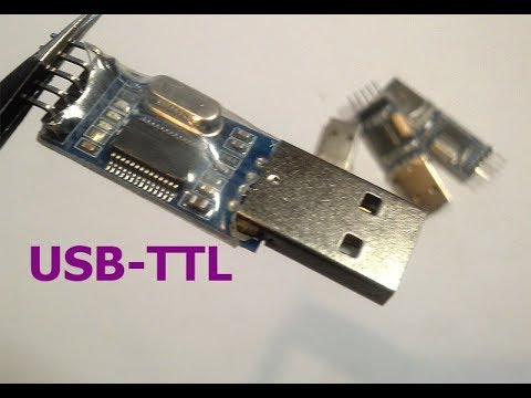 Видео: USB-TTL конвертер на чипе PL2303