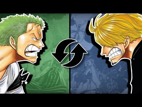 Видео: Что если бы Зоро и Санджи поменялись противниками???