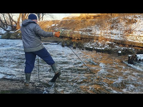 Видео: Февральский выход с поисковым магнитом на речку Пехорка