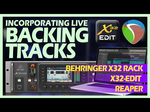 Видео: Как создать фонограмму живого исполнения в Reaper с помощью рэковой консоли Behringer X32 | Полно...