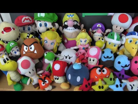 Видео: Коллекция плюшевых игрушек Марио от Goomzilla