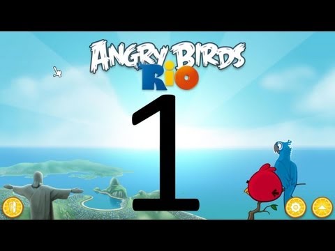 Видео: Давайте поиграем в Angry Birds Rio 01 - Кто это и почему это здесь?