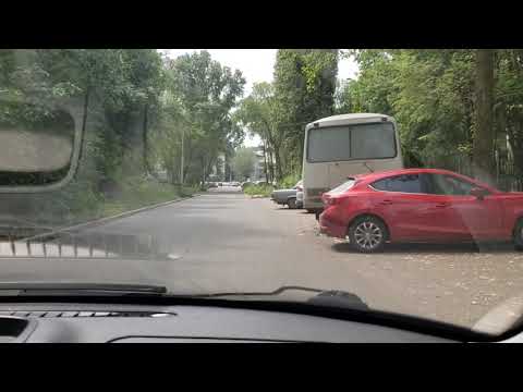 Видео: учебная езда по городу(5)