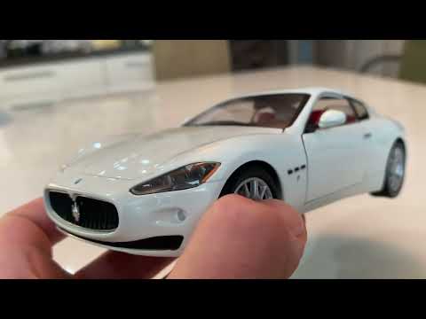 Видео: Обзор модели Maserati GranTurismo в масштабе 1:24 от Mondo Motors