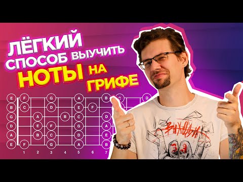 Видео: ⚡️САМЫЙ ЛЕГКИЙ СПОСОБ ВЫУЧИТЬ НОТЫ НА ГИТАРЕ! 100% РАБОЧИЙ МЕТОД!!!