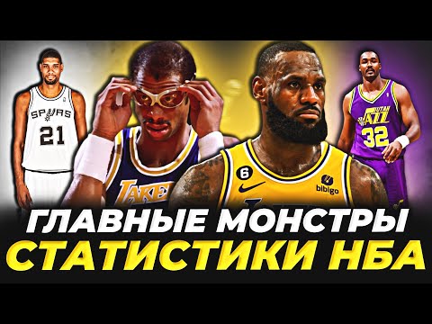 Видео: ТОП-10 МОНСТРОВ СТАТИСТИКИ В ИСТОРИИ НБА! СУММА ВСЕХ ПОКАЗАТЕЛЕЙ! #нба #статистика #рекорды