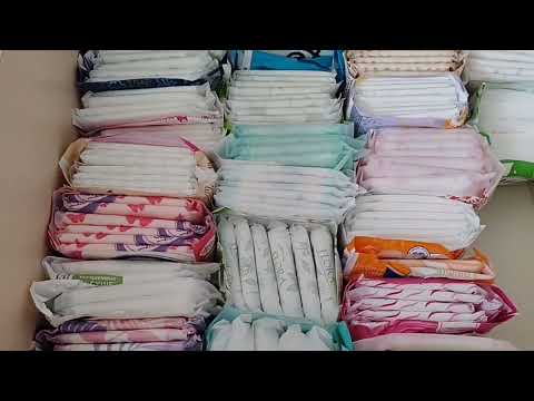 Видео: Покупки прокладок и размещение их в хранении 💕