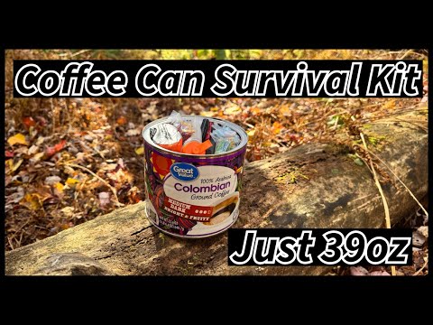 Видео: Набор для выживания в полноразмерной кофейной банке — всего 39 унций