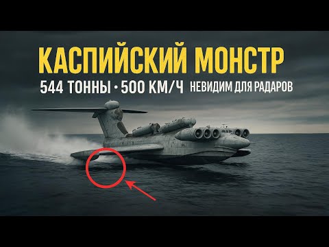 Видео: «Каспийский монстр» весом 544 тонны летал со скоростью 500 км/ч