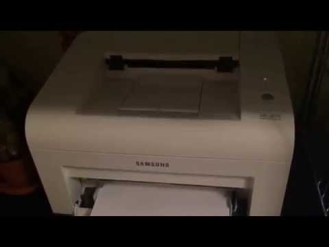 Видео: Samsung ml-2015 чистка ролика захвата бумаги