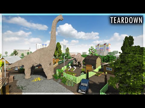 Видео: НА РУССКУЮ ДЕРЕВНЮ НАПАЛИ ДИНОЗАВРЫ! TEARDOWN