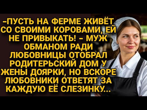 Видео: Обманом отобрал родительский дом у жены доярки. Но вскоре за это ответят и он, и его любовница...