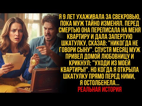Видео: Я 9 лет одна ухаживала за матерью мужа. Перед смертью она дала мне шкатулку и сказала "Не говори ему