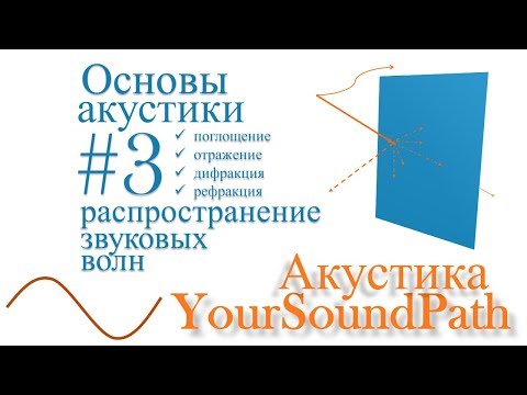 Видео: YourSoundPath - Акустика - Поглощение, отражение, дифракция и рефракция