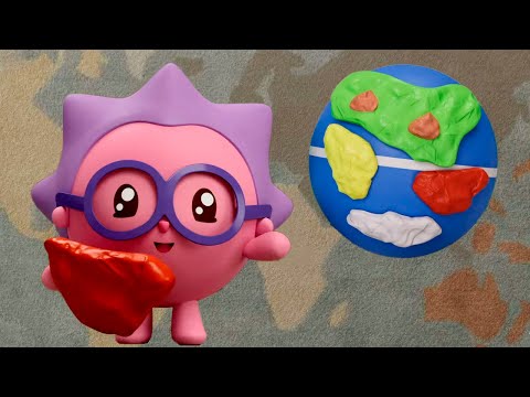 Видео: Малышарики - Выше облаков - серия 242 -  мультфильмы для малышей - Наша планета